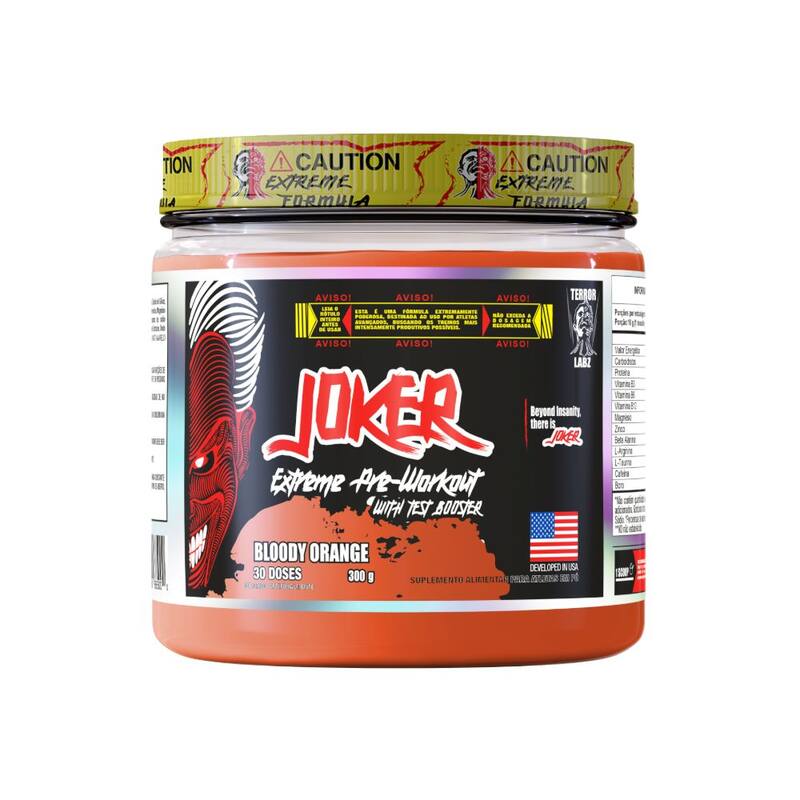 Pré Treino Joker Extreme 300g Terror Labs - Terror Labz - Pré